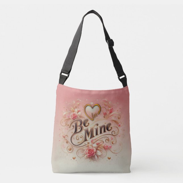 Sac Ajustable Conception de la Saint-Valentin Sois Mien avec Cœu (Devant)