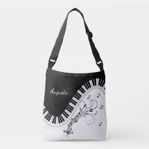 Sac Ajustable Conception de musique de clavier de piano avec nom