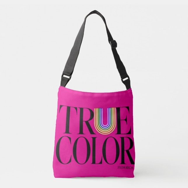 Sac Ajustable Conception de typographie personnalisée éditoriale (Devant)