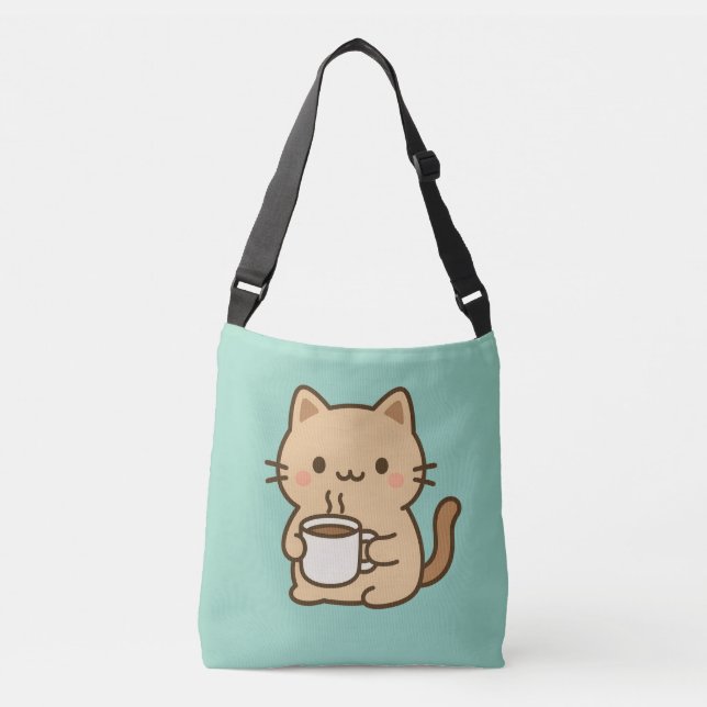 Sac Ajustable Conception esthétique cosy et kawaii de chat de ca (Devant)