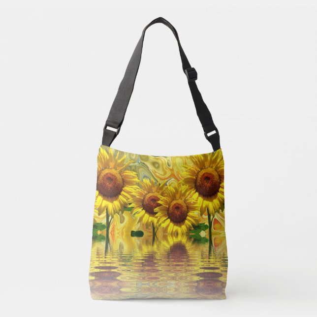 Sac Ajustable Conception impressionnante de tournesol (Devant)