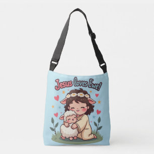 Sac Ajustable Conception pastel "Jésus aime les brebis" de Chris