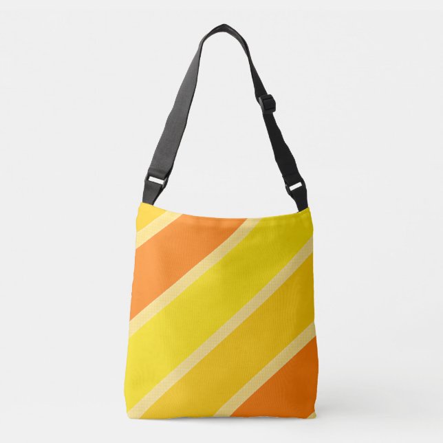 Sac Ajustable Conception rayonnante des tons orange jaune vif (Devant)
