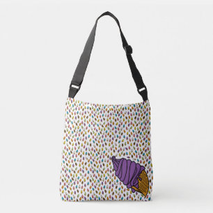 Sac Ajustable Cône de glace à la couleur vive de raisin glaceexq