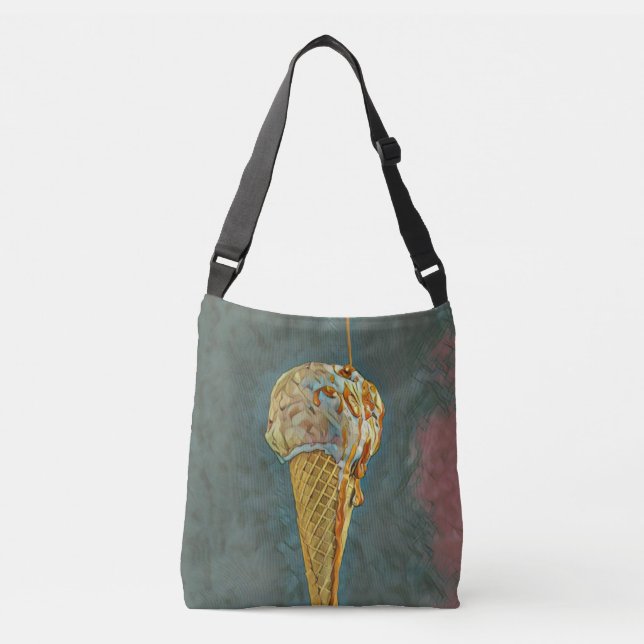 Sac Ajustable Cône glace chocolat fondu (Devant)
