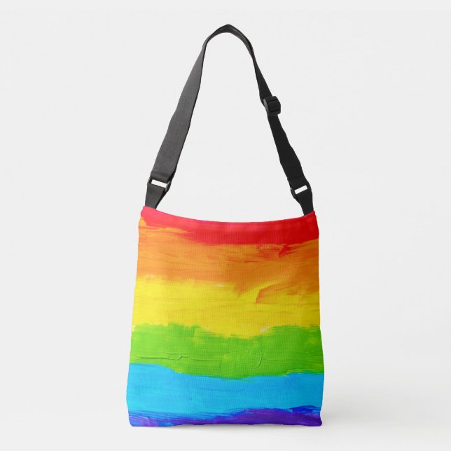 Sac Ajustable Contours de peinture couleur arc-en-ciel (Devant)