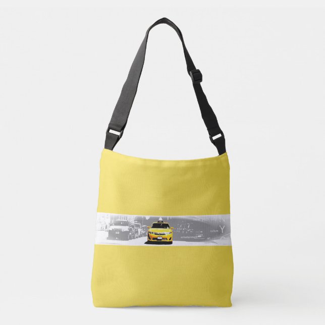 Sac Ajustable Cool Nyc New York City Brooklyn Bridge Taxi jaune (Devant)