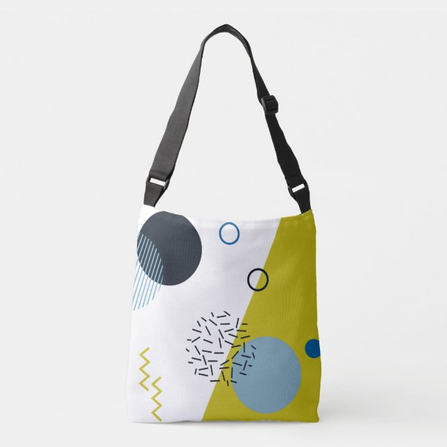 Sac Ajustable Cool, tendance, moderne, vert Memphis (Devant)