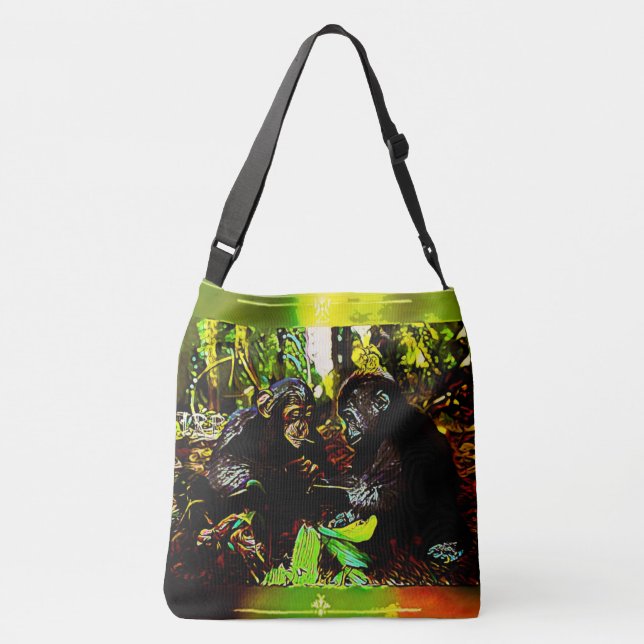 Sac Ajustable Coopération chimp et gorille 02. (Dos)