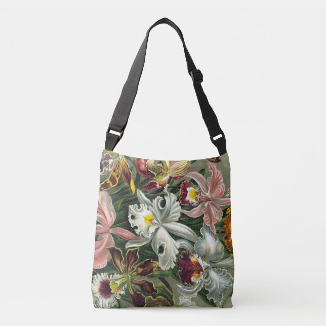 Sac Ajustable Copie d'art d'Ernst Haeckel : Orchidae Oncidiums, (Devant)
