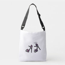 Copie élégante de chaussure - plaid d'aubergine