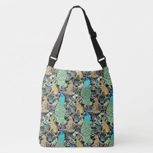 Sac Ajustable Copie, turquoise et neutres de paon de Nouveau
