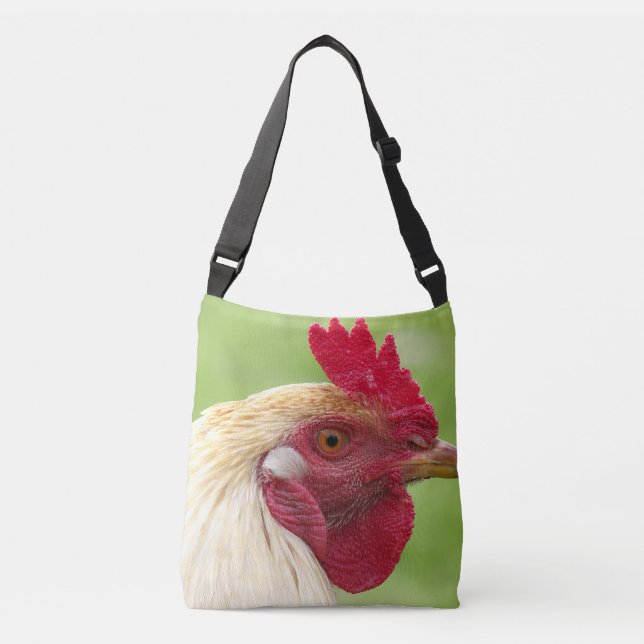 Sac Ajustable coq, poulet, animal, oiseau, design, ferme, (Devant)