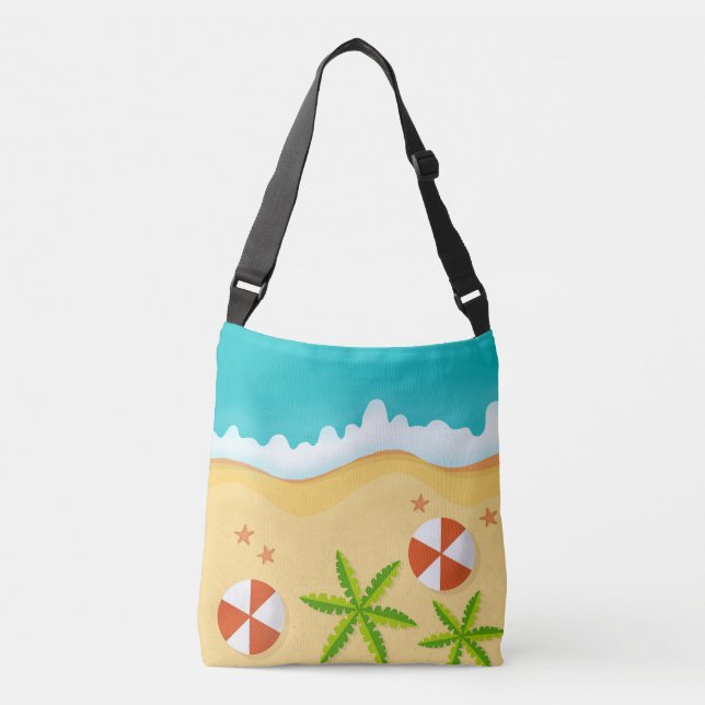 Sac Ajustable coquille de mer de sable  (Devant)