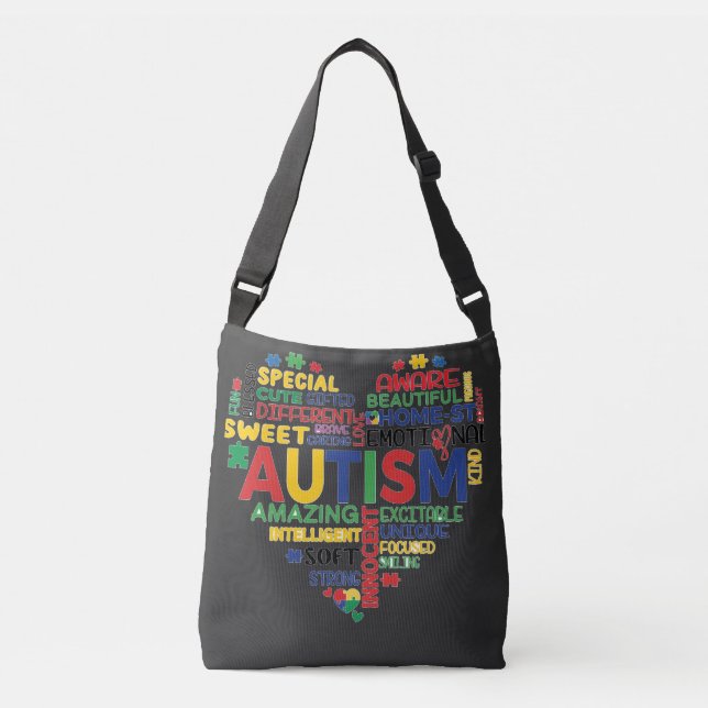 Sac Ajustable  corazon autismo (Devant)
