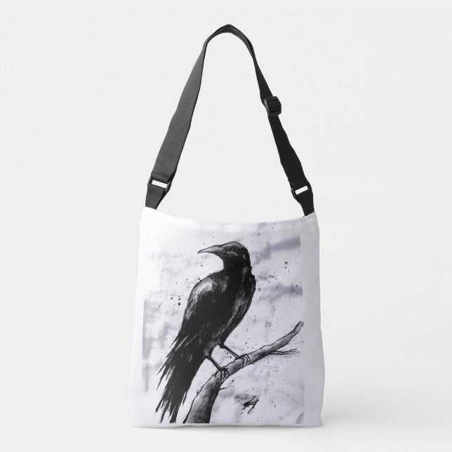 Sac Ajustable Corps de croix de Joshua Dusk Raven fourre-tout (Devant)