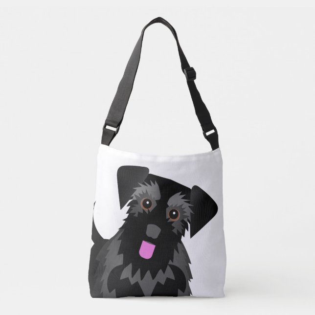 Sac Ajustable Couleur personnalisée de la table Schnauzer (Devant)