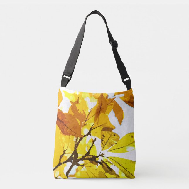 Sac Ajustable Couleurs d'automne, feuille (Devant)