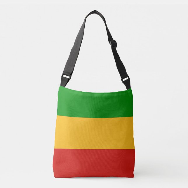 Sac Ajustable COULEURS DE DRAPEAU RASTAFARI + vos idées (Devant)