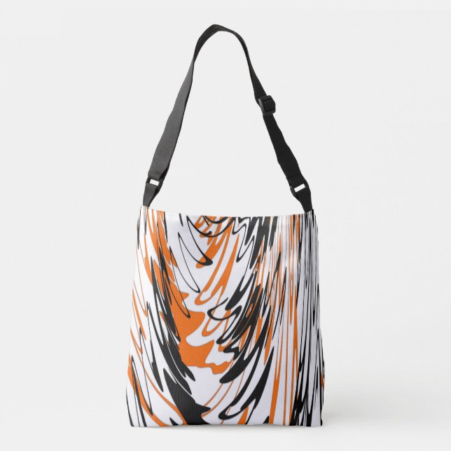 Sac Ajustable Couleurs du Bengale Orange et lignes noires (Dos)