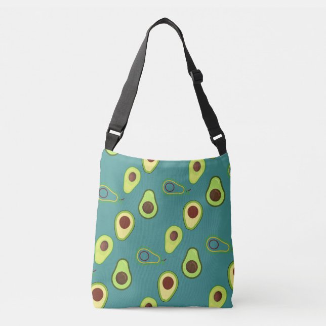 Sac Ajustable Coupe Avocado été Vert dégradé Motif (Devant)