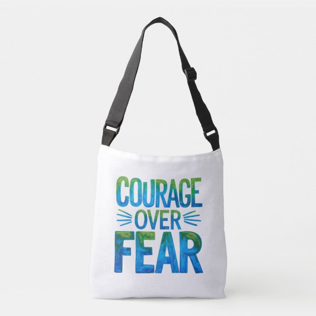 Sac Ajustable Courage plutôt que peur (Devant)