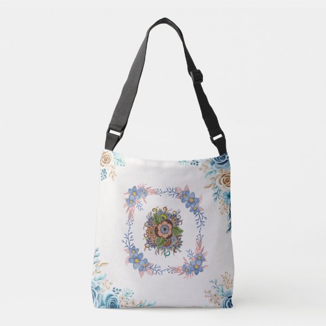 Sac Ajustable Couronne florale de calme doux (Devant)