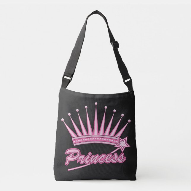 Sac Ajustable Couronne rose princesse (Devant)