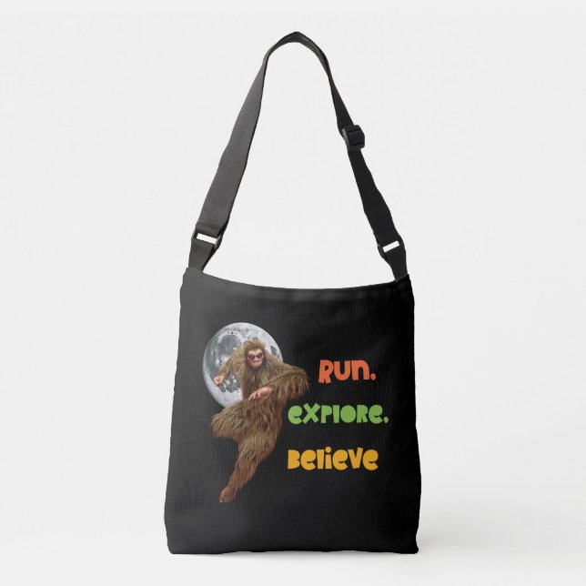 Sac Ajustable Course aventure Sasquatch croyez en la conception (Devant)