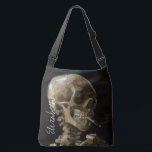 Sac Ajustable Crâne avec brûler la cigarette Van Gogh Goth Oeuvr<br><div class="desc">Vincent van Gogh (Néerlandais, 1853 - 1890) Crâne d'un squelette avec cigarette brûlante, 1885-1886, Huile sur toile Sans cadre : 32 cm × 24, 5 cm (13 po × 9, 6 po) Travail précoce de Vincent van Gogh. Ce petit tableau fait partie de la collection permanente du musée Van Gogh...</div>