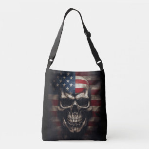 Sac Ajustable Crâne de drapeau américain