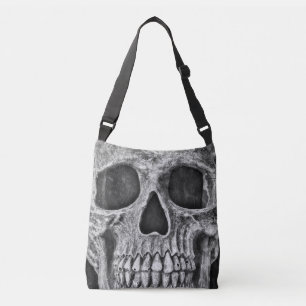 Sac Ajustable Crâne gothique Noir et blanc Cool Grunge