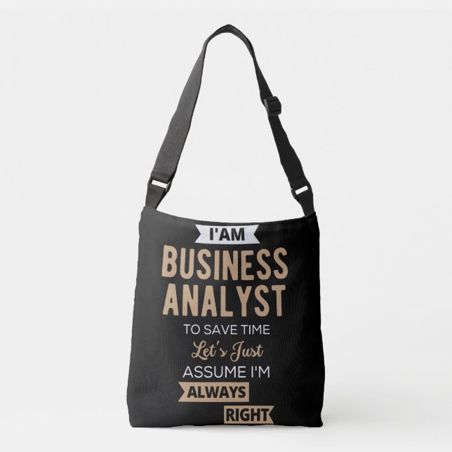 Sac Ajustable créer un analyste d'entreprise pour gagner du temp (Devant)