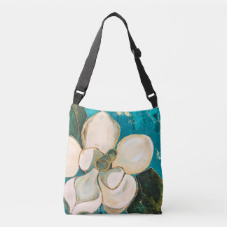 Sac Ajustable Croix-corps turquoise floral Fourre-tout de