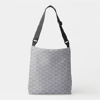 Sac Ajustable Cube de géométrie simple de ligne de motif noir