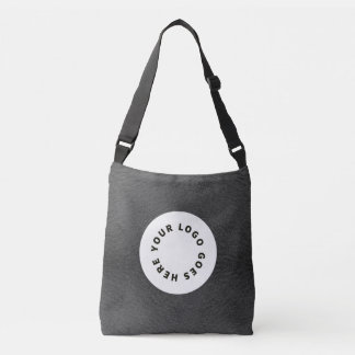 Sac Ajustable Cuir noir Faux avec logo