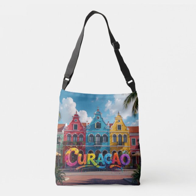 Sac Ajustable curacao en bleu (Dos)