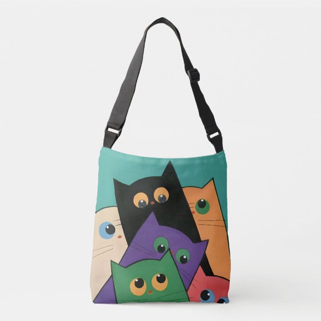 Sac Ajustable Curious Cats (Devant)