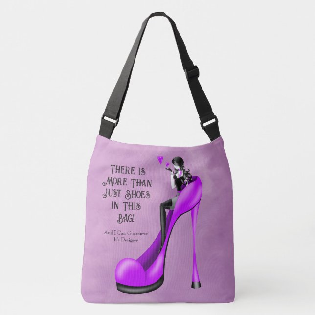 Sac Ajustable Custom Slogan Fashionable Lady in Stiletto (Devant)