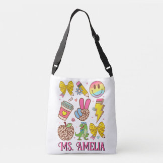 Sac Ajustable Custom Teacher Bag, Custom Back to School Bag