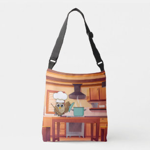 Sac Ajustable Cute Chef Owl Cuisine en cuisine