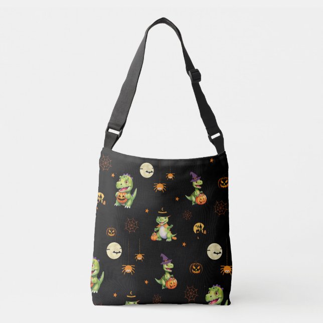 Sac Ajustable Cute Dinosaur jouer tour citrouille pour traiter h (Devant)
