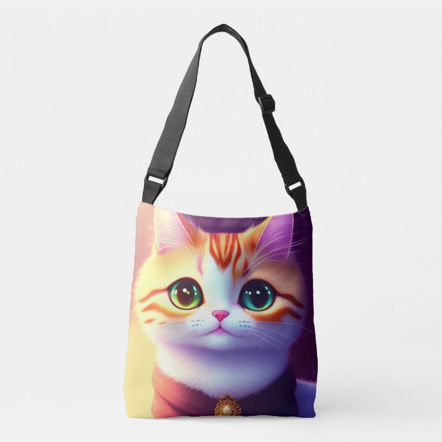 Sac Ajustable Cute fluffy cat (Devant)