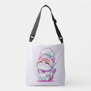 Sac Ajustable Cute Happy Baker Pâtisserie Chef Chat Kitten