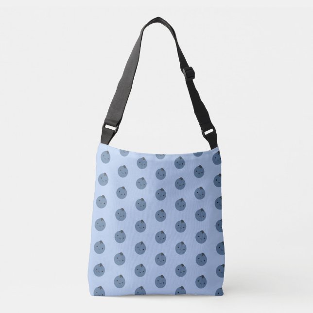 Sac Ajustable Cute Kawaii Blueberry Motif (Devant)