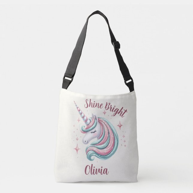 Sac Ajustable Cute Magique Unicorn brillant (Devant)