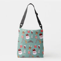 Cute Père Noël Reindeer Sucre de canne Motif en pa