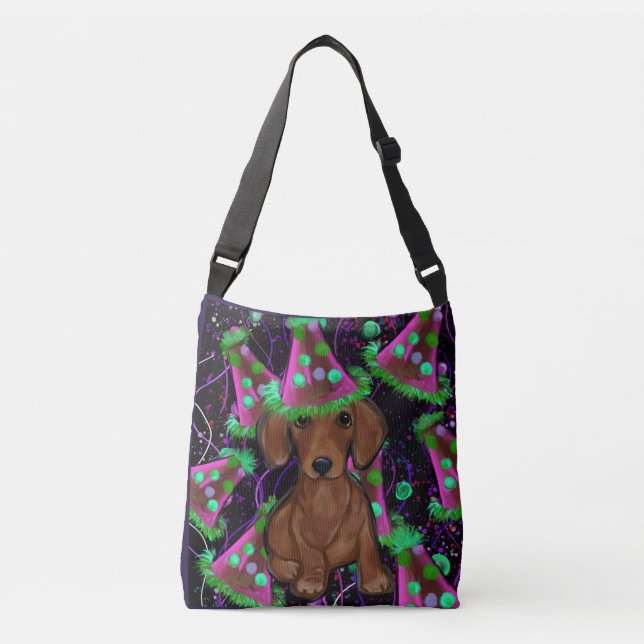 Sac Ajustable Dachshund ou teckel (Devant)