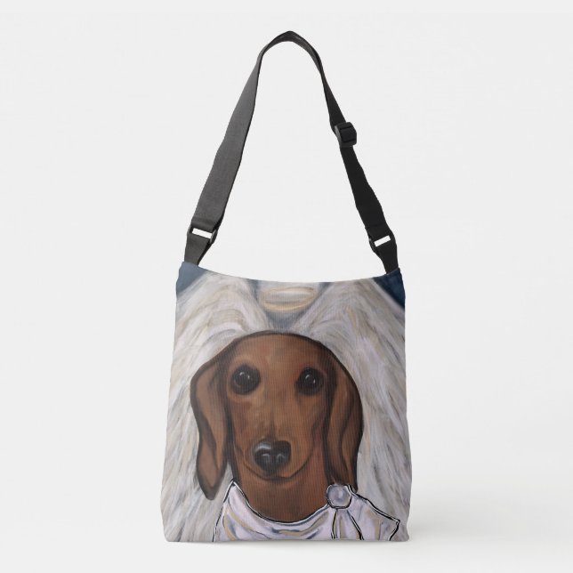 Sac Ajustable Dachshund Rouge (Devant)