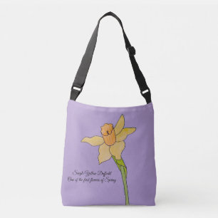 Sac Ajustable Daffodique jaune simple violet pâle